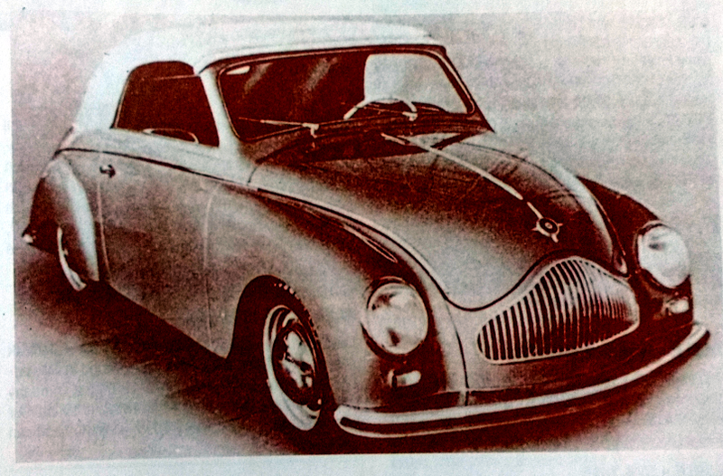 It is a 1950 Dyna-Veritas Cabriolet